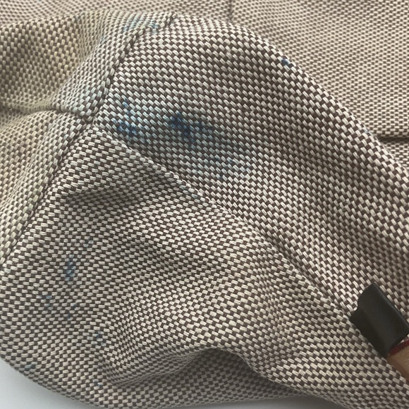 Dooney & Bourke Black, White & Tan Leather & Canvas Purse - Picture 13 of 16